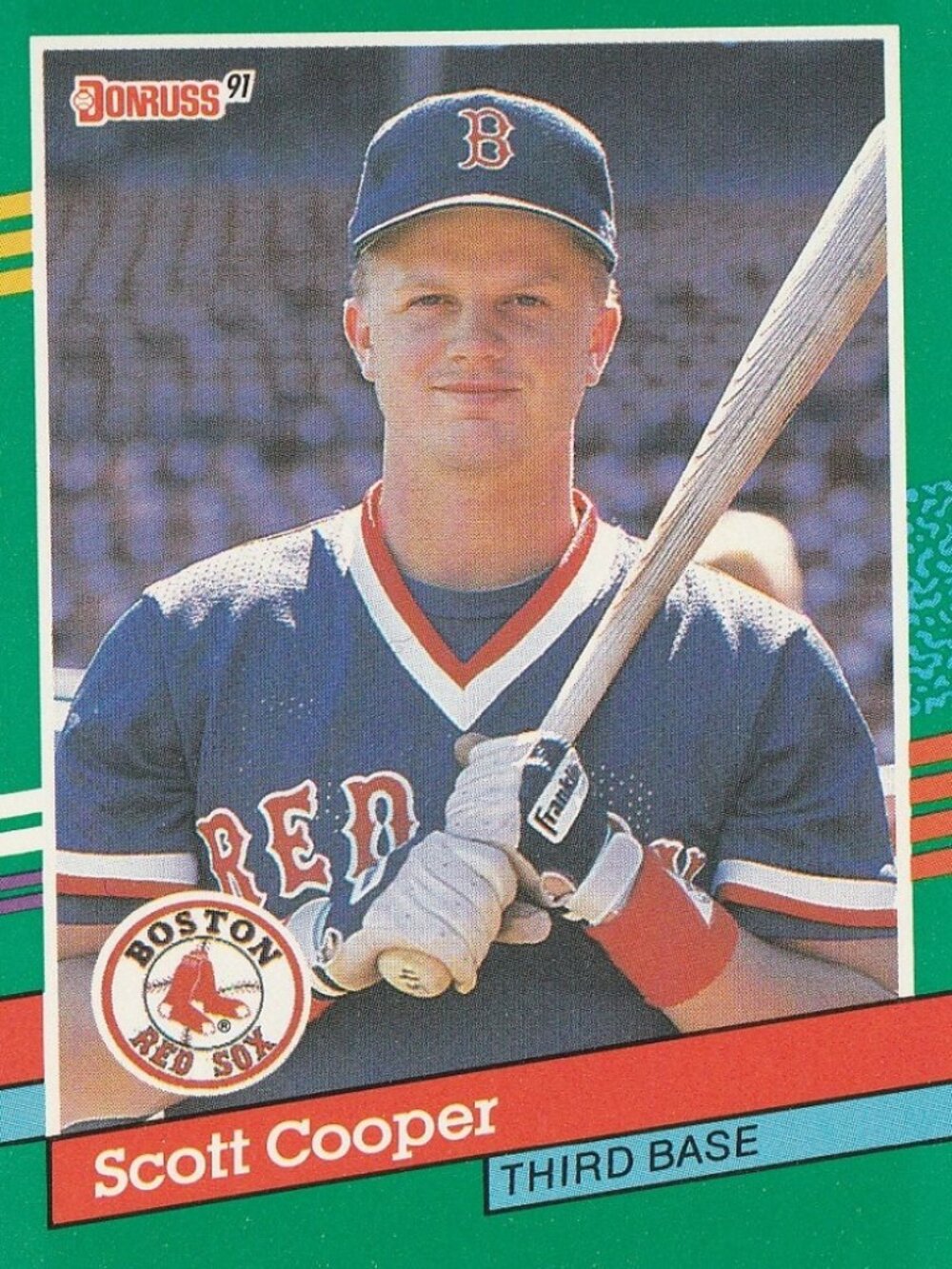 Scott Cooper - Donruss '91 MLB Baseball Card